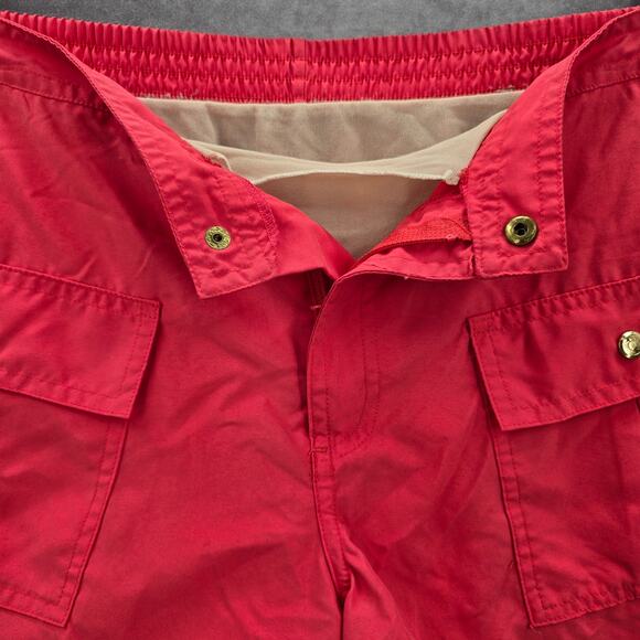 Liz & Co Pink Swimwear Snap Button Lined Broad Pants Shorts M Medium 10 - Picture 4 of 5